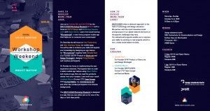 Flyer des Wertewandel-Wochenendworkshops