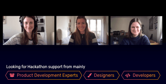 LOVIS mood image and hackathon professions