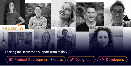 naklar.io mood image and hackathon professions