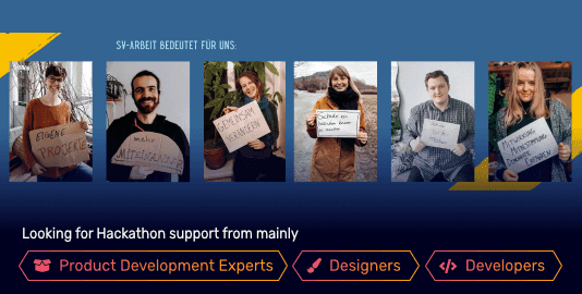 Schule ein Gesicht geben mood image and hackathon professions