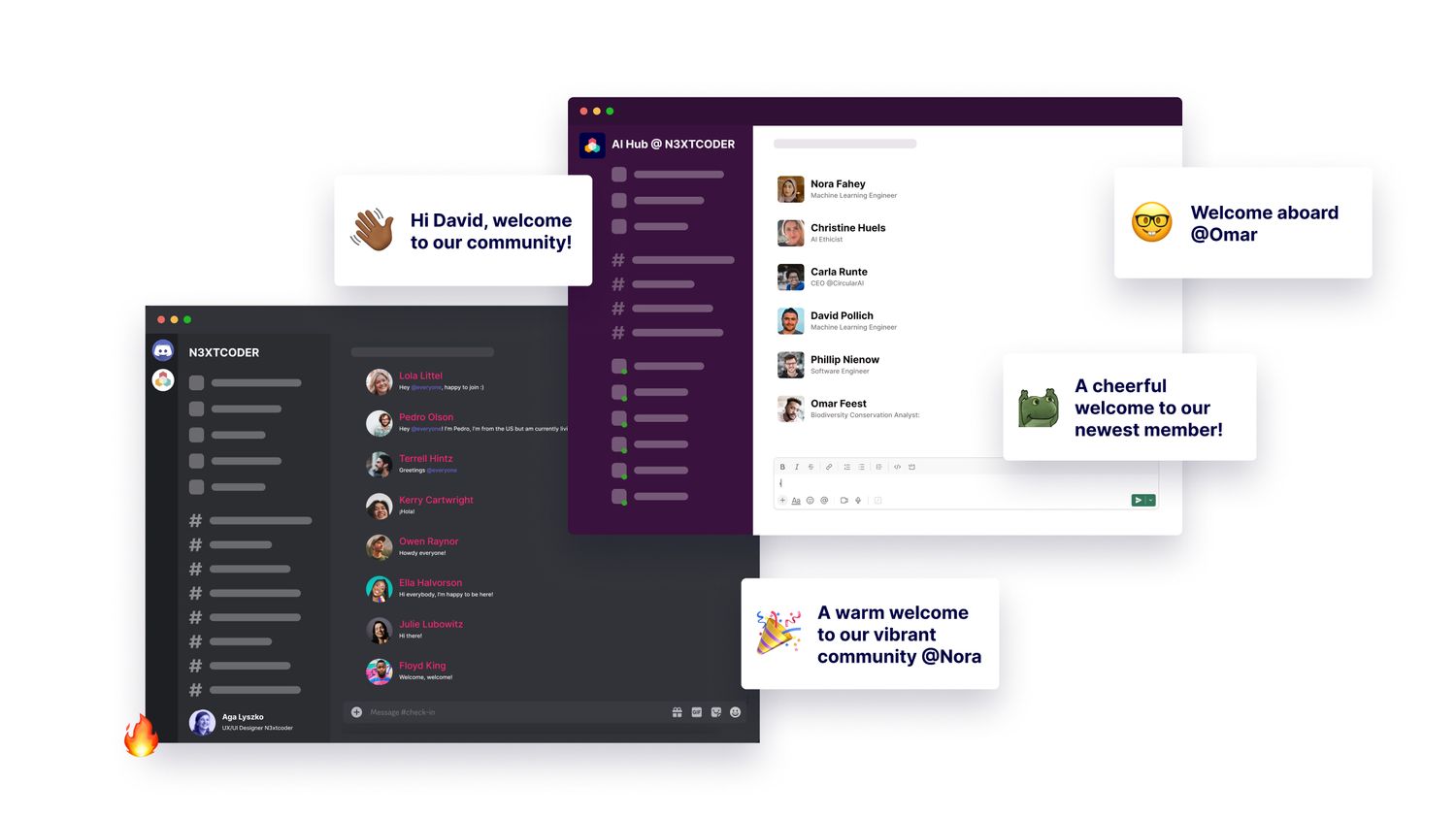 Join us in the conversation on various social channels
